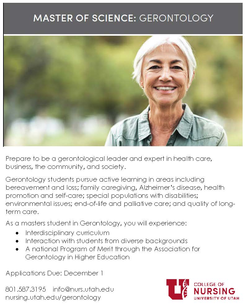 gerontology flyer